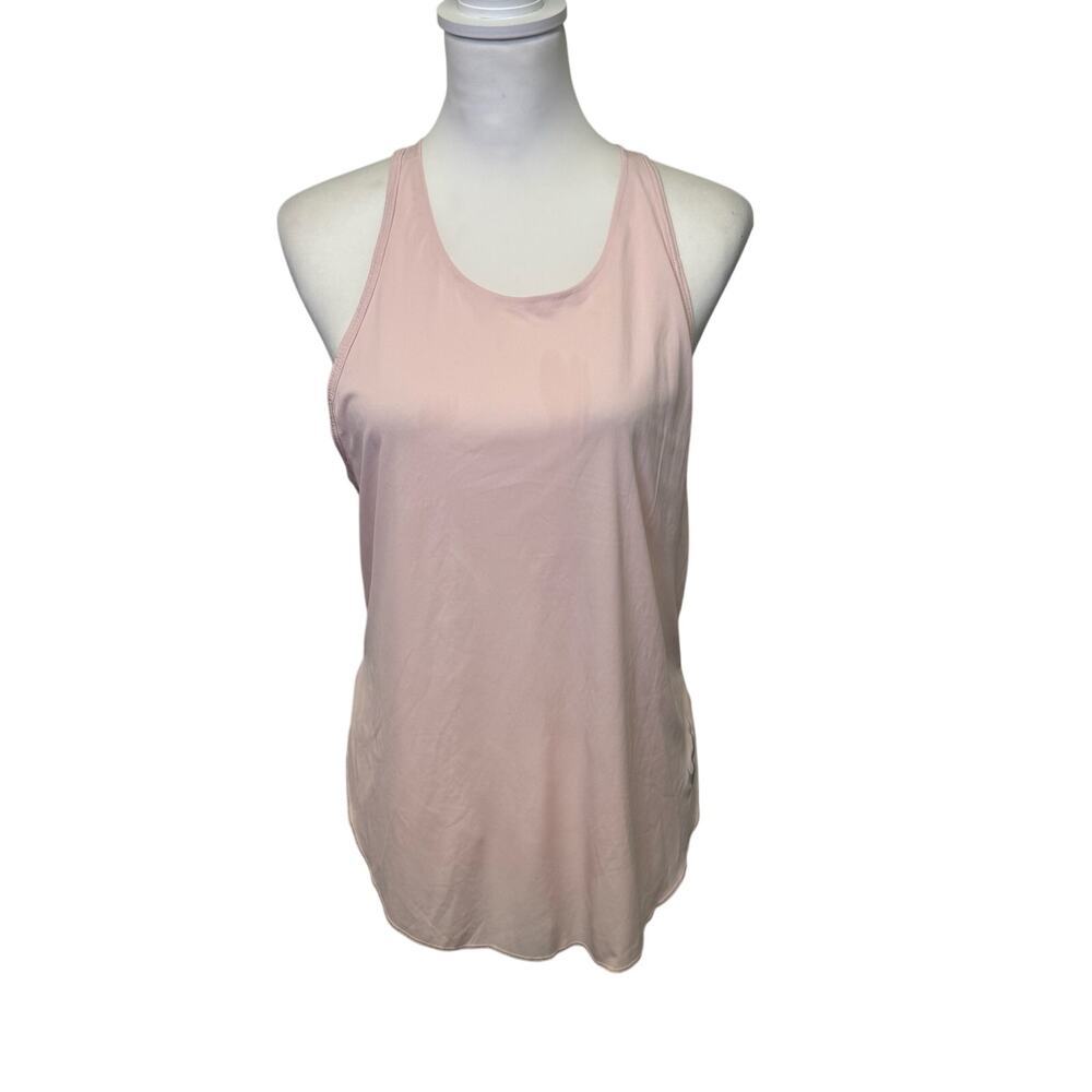 Nike peach dri fit razor back tank womens medium